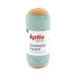 katia summer paint pastelinė mėlyna švieisia rožinė šviesiai oranžinė