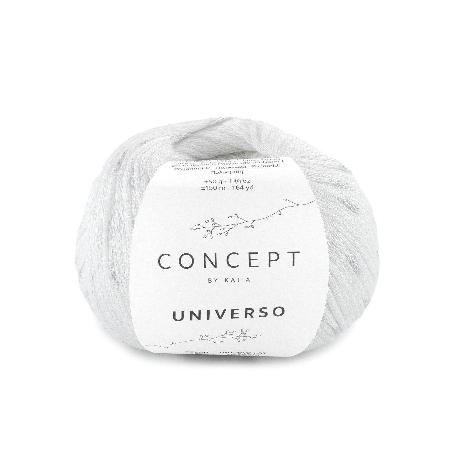 yarn-wool-universo-knit-viscose-polyester-polyamide-white-silver-spring-summer-katia-50-fhd katia universo baltas sidabras