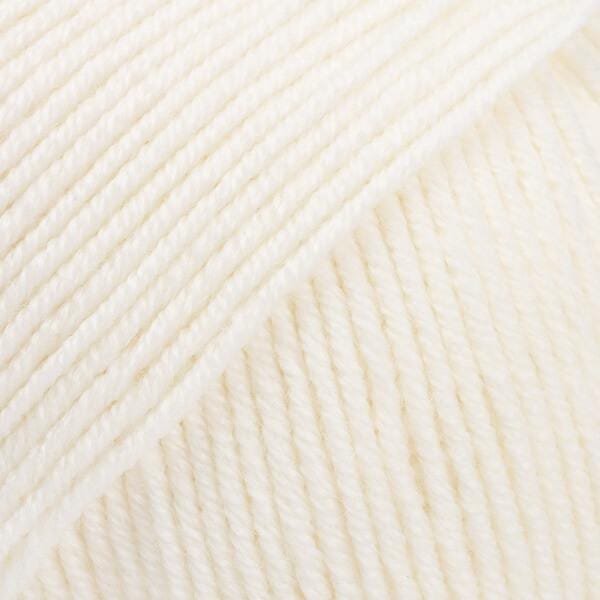 drops baby merino natūrali balta