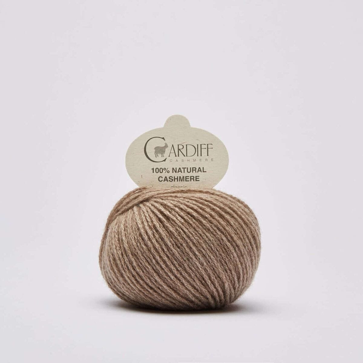 cardiff Cashmere classic gaiši brūns