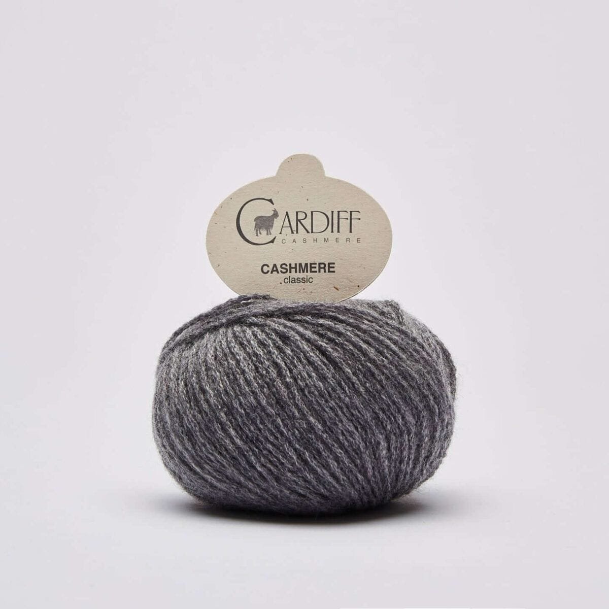 cardiff Cashmere classic tamsi pelēks