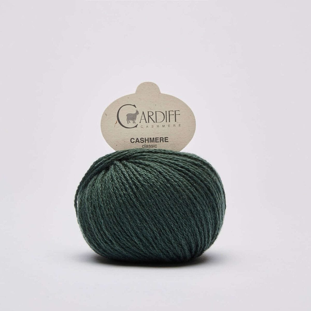 cardiff Cashmere classic tumši zaļš