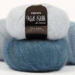 drops kid silk 2 mėlyni atspalviai