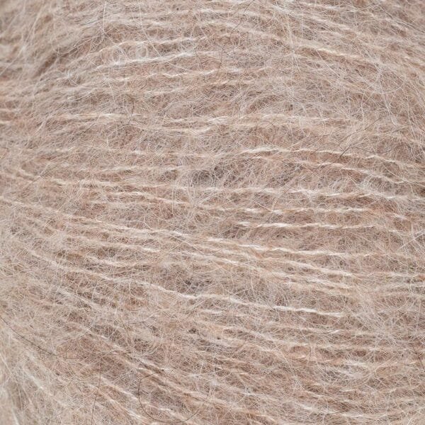 rauma garn alpaca silk priartintas smėlio rusva