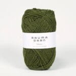 rauma garn finull miško žalia