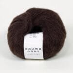 rauma garn alpaca silk tamsiai ruda