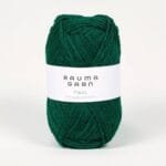 rauma garn finull tamsiai žalia