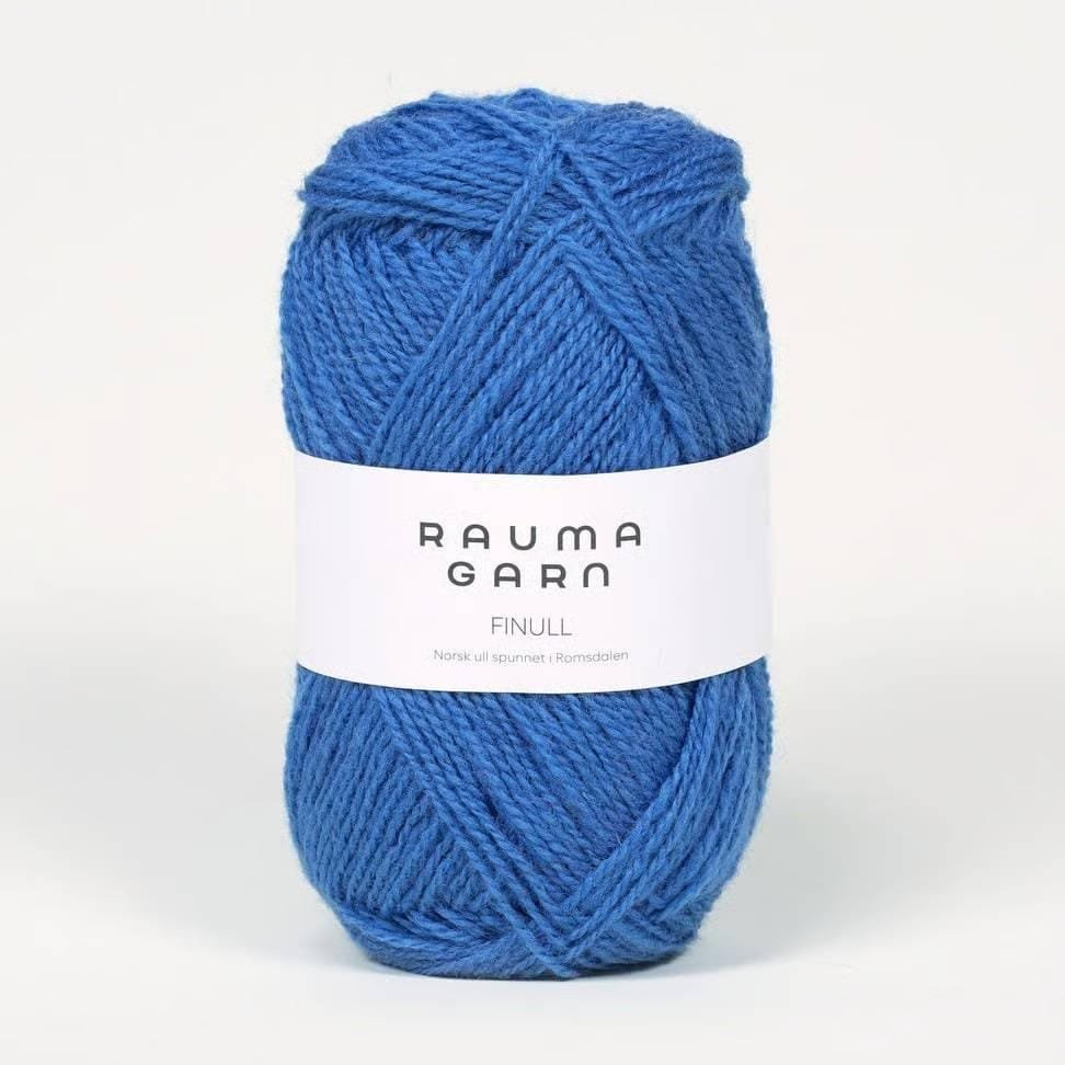 rauma garn finull šviesiai mėlyna