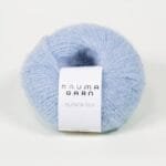 rauma garn alpaca silk šviesiai mėlyna