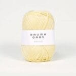 rauma babygarn kreminė geltona