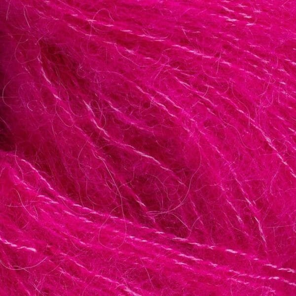 rauma garn alpaca silk priartintas ryškiai rožinė