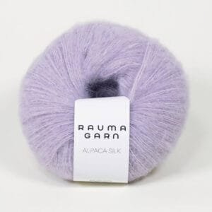 rauma garn alpaca silk alyvinė