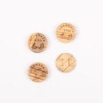 drops sagos handmade iš abiejų pusių