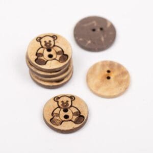 drops kokosinės sagos meškutis