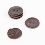 drops perlamutrinės tamsiai rudos sagos