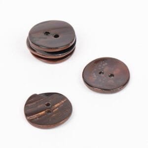 drops perlamutrinės tamsiai rudos sagos