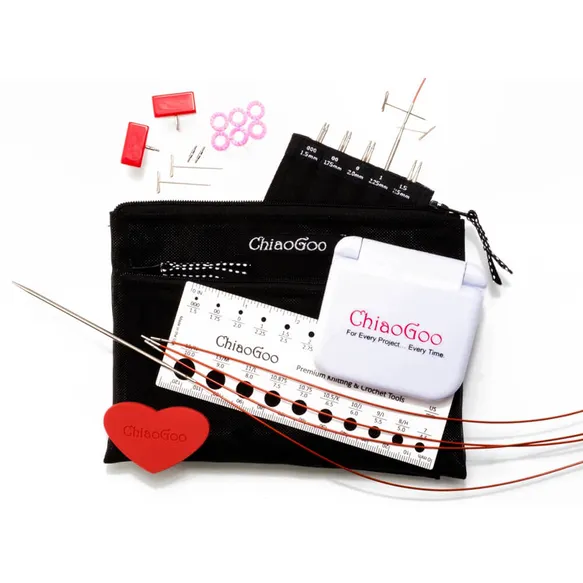 chiaogoo twist lace mini prisukamų virbalų rinkinys