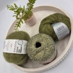 Silke by Arvier DELIZIA metalizuotas siūlas su derančiais žaliais siūlais