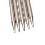 chiaogoo plieniniai kojinių virbalai iš arti