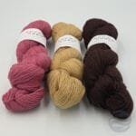 rauma prydvevgarn trys atspalviai su smėlio