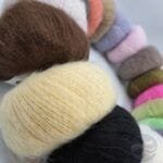 lana gatto silk mohair 15 spalvų