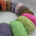 lana gatto silk mohair 10 spalvų