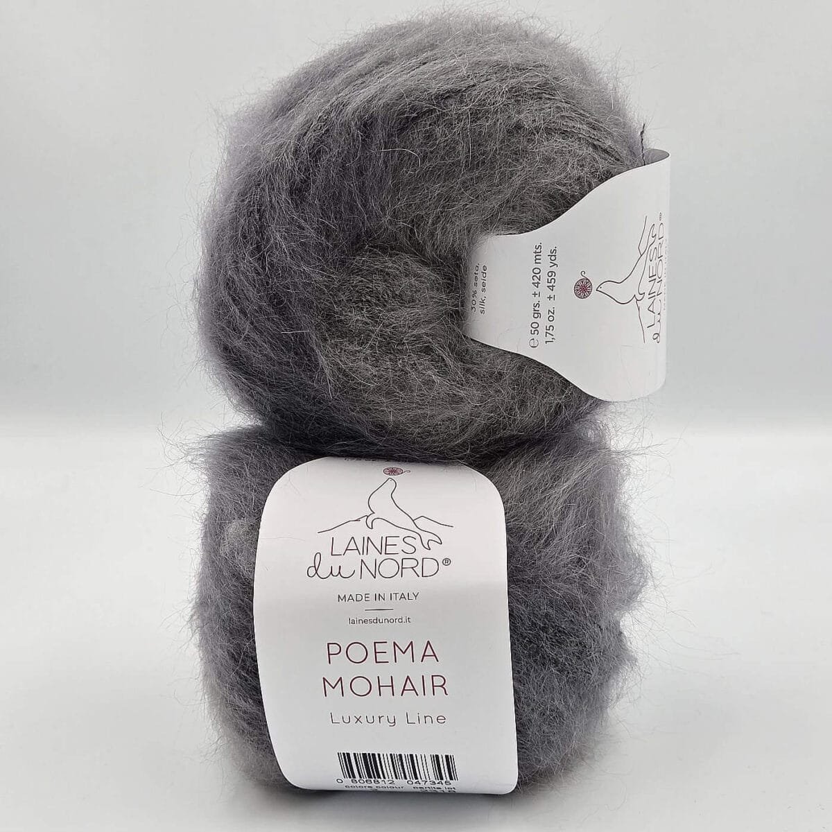Laines Du Nord POEMA MOHAIR (mohera, šilkas) - Attēls 8
