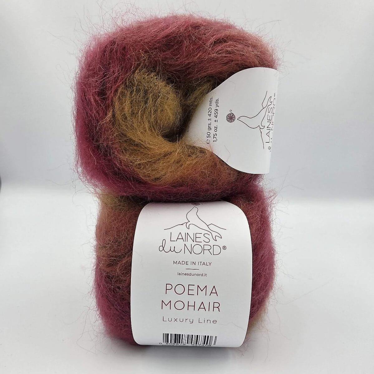 Laines Du Nord POEMA MOHAIR (mohera, šilkas) - Attēls 2