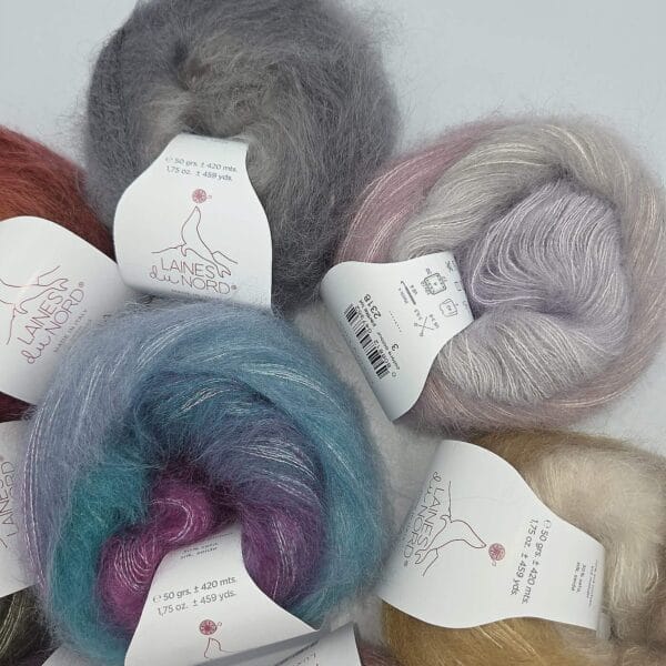 Laines Du Nord POEMA MOHAIR (mohäär, siid)