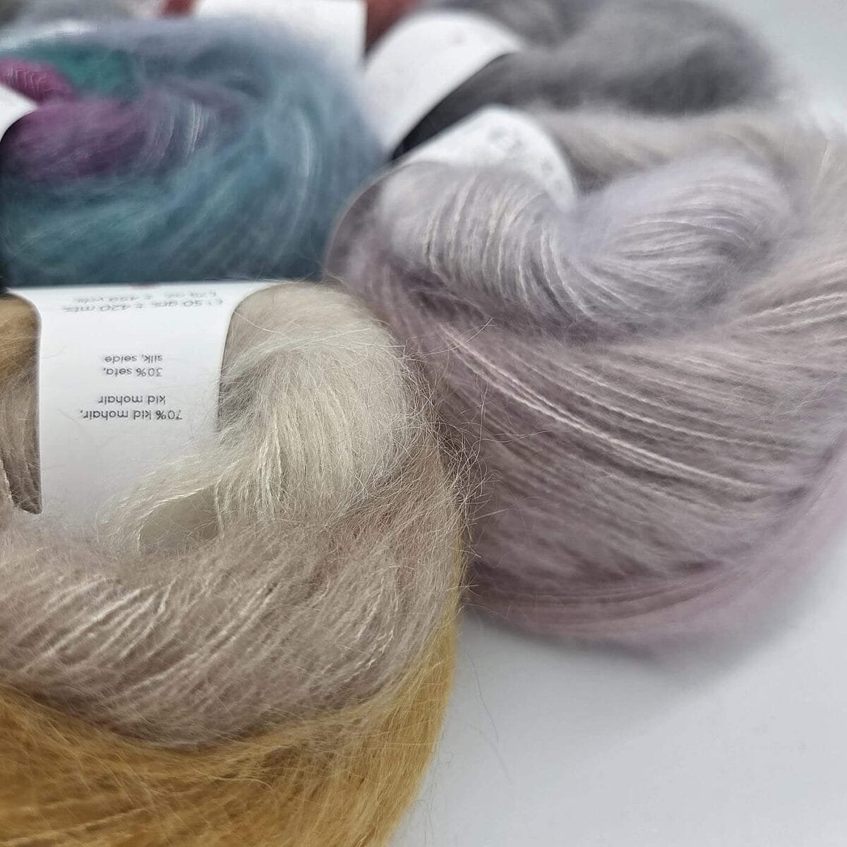 Laines Du Nord POEMA MOHAIR (mohera, šilkas) - Attēls 9