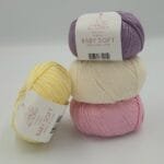 Laines Du Nord BABY SOFT (medvilnė, soja) - Image 4