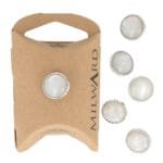 Milward dekoratyvinės sagos su perlu (15 mm, 6 vnt)