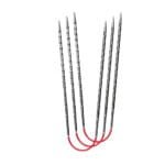 Addi CrasyTrio NOVEL LONG - lankstūs kvadratiniai virbalai kojinėms ir rankovėms