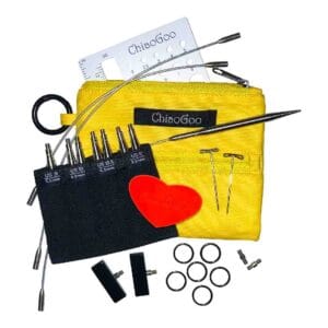 ChiaoGoo TWIST Shorties LARGE 8 cm virbalų rinkinys