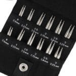 ChiaoGoo TWIST Red Shorties MINI - keičiamų trumpų virbalų rinkinys (2.00-3.25 mm) - Image 4