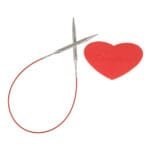 ChiaoGoo TWIST Red Shorties MINI - keičiamų trumpų virbalų rinkinys (2.00-3.25 mm) - Image 3