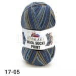 Himalaya WOOL SOCKS PRINT (vilna, poliamidas) - Vaizdas 12