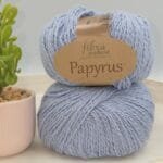 Fibra Natura PAPYRUS (medvilnė, šilkas) - Image 4