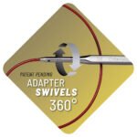 ChiaoGoo SWIVEL rotaciniai adapteriai [S] ir [L] dydžiai