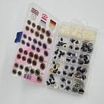 Opry spindinčios kačių akys (12-18 mm), 48 vnt. rinkinys