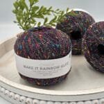Rico Design MIKE IT RAINBOW GLITZ (glitter tweed yarn)