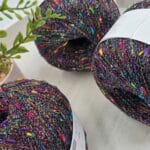 MAKE IT RAINBOW GLITZ 001 spalvos siūlas su blizgesiu