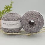 Pilkai violetiniai Rico Design MAKE IT TWEED GLITZ siūlai