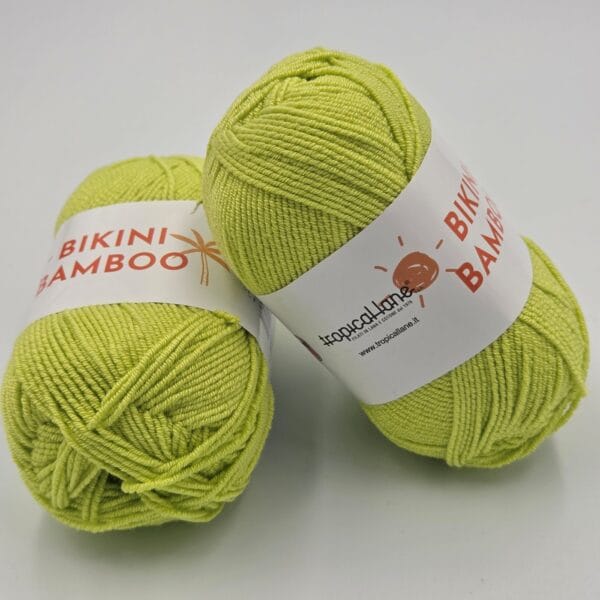 Tropical Lane BIKINI BAMBOO green stretch yarn for swimwear