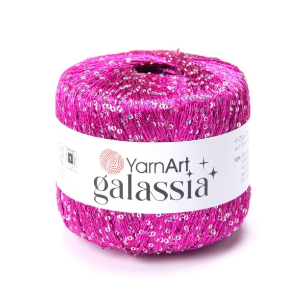 YarnArt GALASSIA siūlai su žvyneliais, spalva 5802