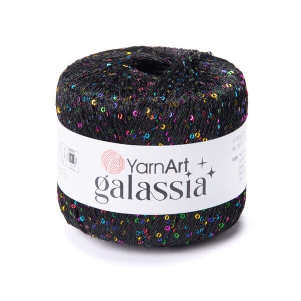 YarnArt GALASSIA siūlai su žvyneliais, spalva 5806