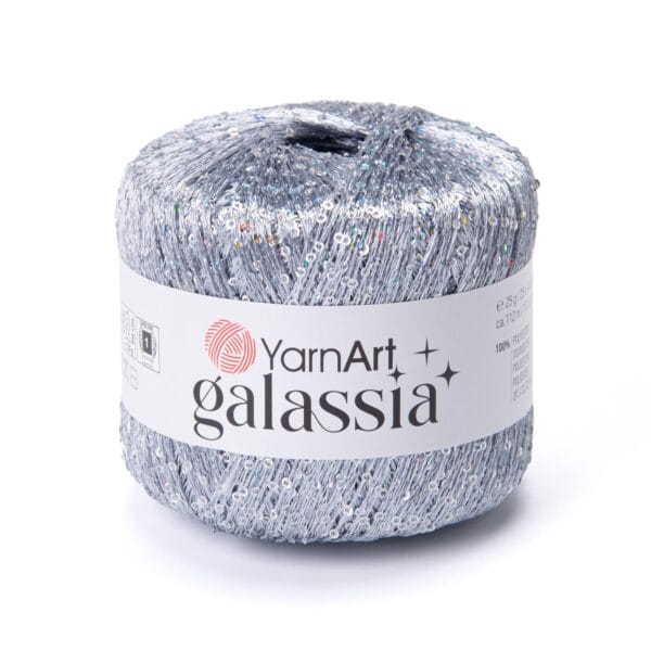 YarnArt GALASSIA siūlai su žvyneliais, spalva 5808