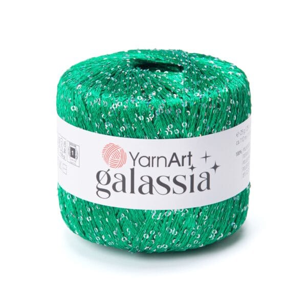 YarnArt GALASSIA siūlai su žvyneliais, spalva 5814