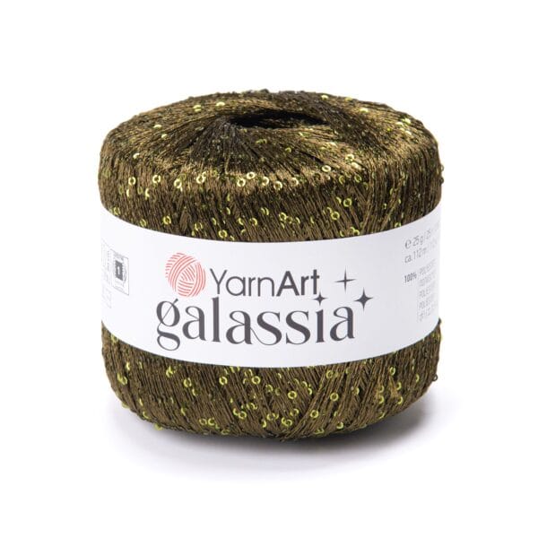 YarnArt GALASSIA siūlai su žvyneliais, spalva 5815