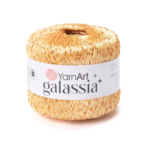 YarnArt GALASSIA siūlai su žvyneliais, spalva 5818